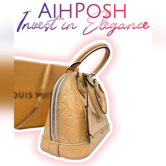 Louis Vuitton Alma BB in Yellow Vernis (DC:FL3105) (Comes with Dustbag - NO BOX) - Picture 6 of 10